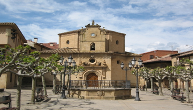 Ermitage et rue � Elciego